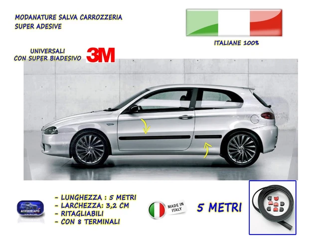 Modanature Paracolpi Per Auto - 42 Mm X 5 Mt Con Adesivo 3M - Foto 7