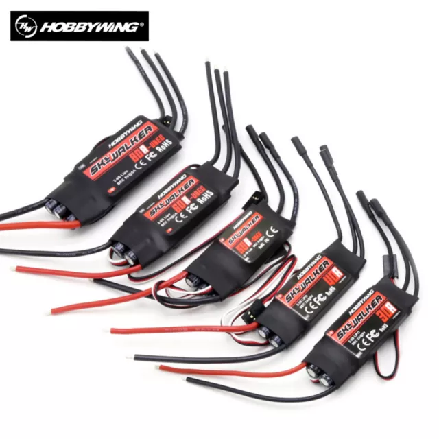 Hobbywing 30A 40A 50A 60A 80A Brushless ESC With BEC for RC Airplane Helicopter