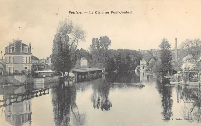 Cpa 86 Poitiers Le Clain A Pont Joubert