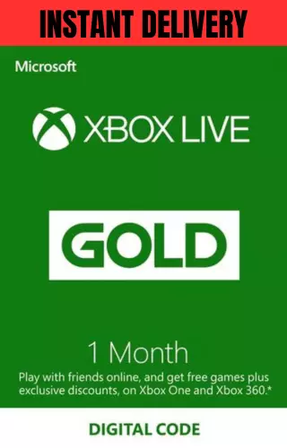 Xbox Live Gold 1 Monat - Xbox Live Digitaler Code - Sofortige Lieferung -Global 2