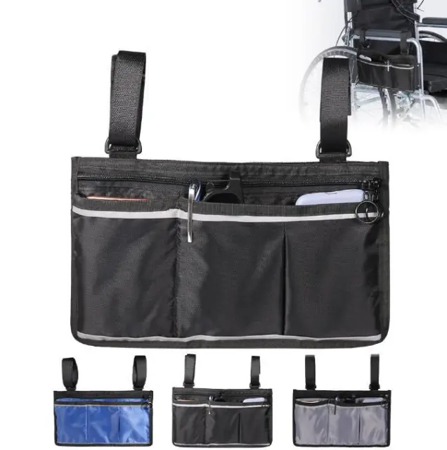 Wheelchair NEW Waterproof Accessories Mobile Phone For Wallet Side Bag Organizer