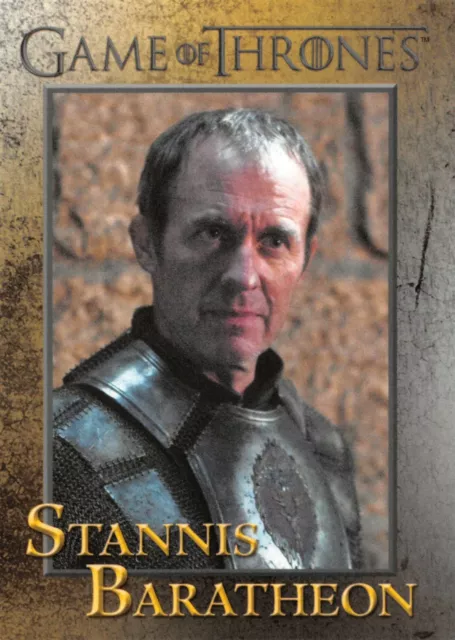 STANNIS BARATHEON (Stephen Dillane) / Game of Thrones Season 2 BASE Card #68