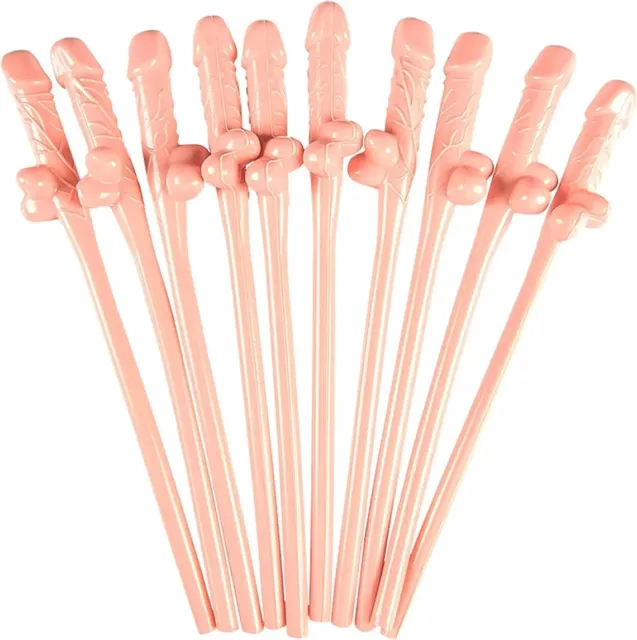 Hen Party Penis Willy Straws Hen Night Novelty Sucking Drinking Straws