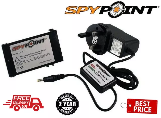 SpyPoint SP-LIT-C8 Lithium Battery With Charger SP-LIT-C8 (UK Stock)