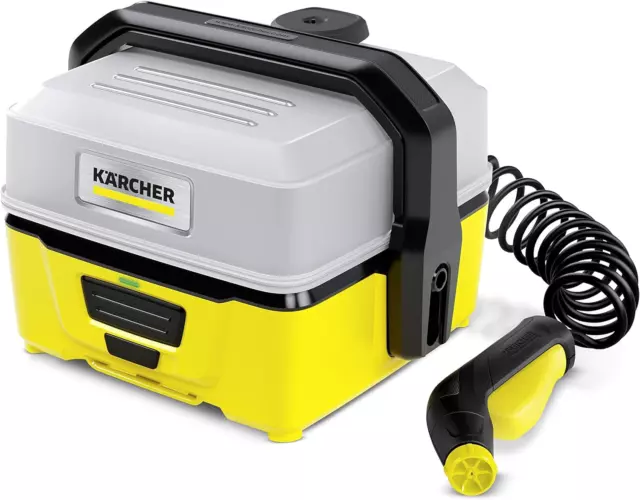 Kärcher OC 3 - Idropulitrice Portatile a Batteria, Leggera E Compatta, Giallo/Ne