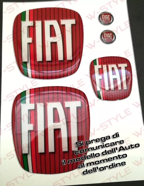 Fiat Grande Punto ADESIVI resinati decal sticker tastiera menu