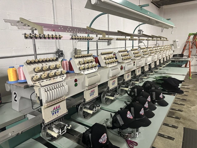Tajima 12 Heads Commercial Embroidery Machine