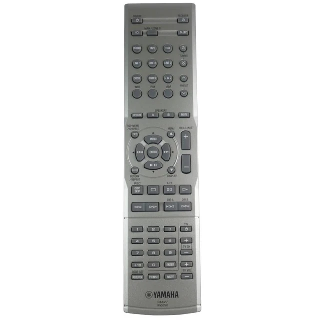 Télécommande Pour Récepteur Stéréo Yamaha RAX32 (ZR45580) - Occasion, Fonctionnelle, Quelques Marques D'usure