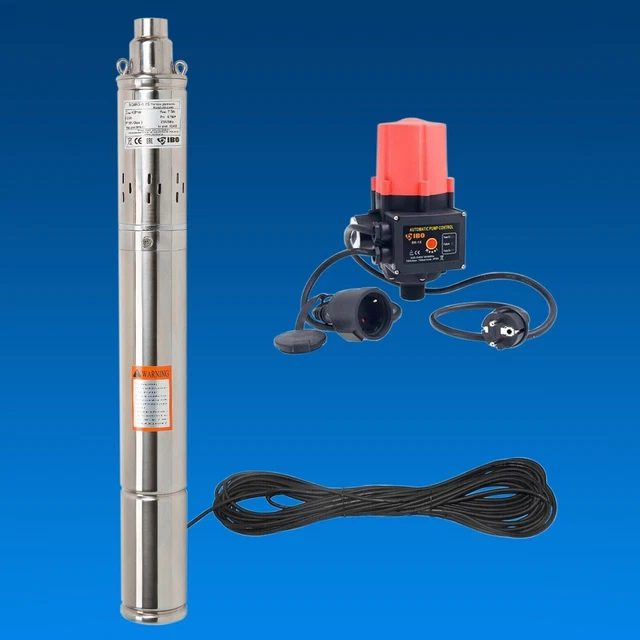 CHM GmbH Pompa Per Pozzi Profondi 3 Pollici 550 Watt 3780 L - 11