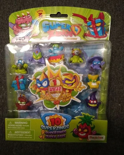 SUPER ZINGS SUPERZINGS Rivals Of Kaboom serie 3 Blister 10 pack gold ...