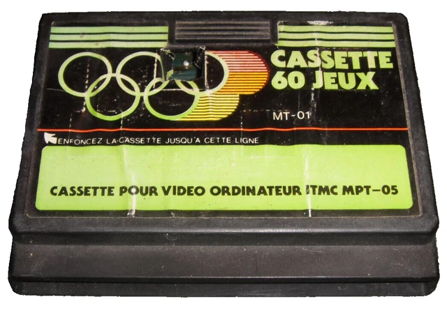 Console fonctionnelle ITMC MPT-05 avec jeu style Pac-Pan Monstres et