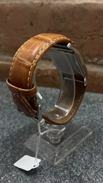 VINTAGE EMPORIO ARMANI Ladies Quartz Watch AR-0248 Brown Leather Strap ...