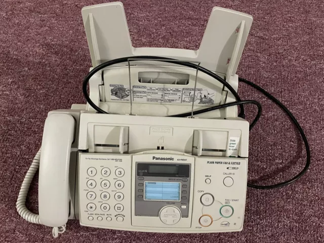 Panasonic KX-FHD331 Plain Paper Fax & Copier caller ID w/phone Working