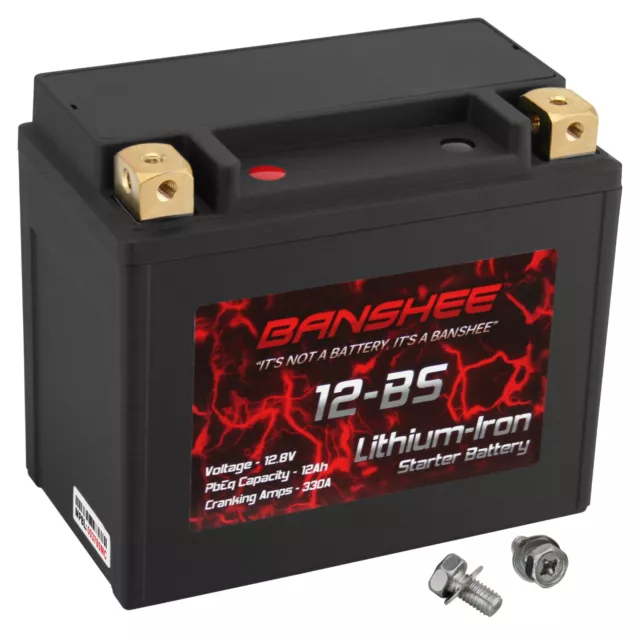 Banshee YTX12-BS Lifepo4 Battery For Suzuki M50 Boulevard 2013 to 2017