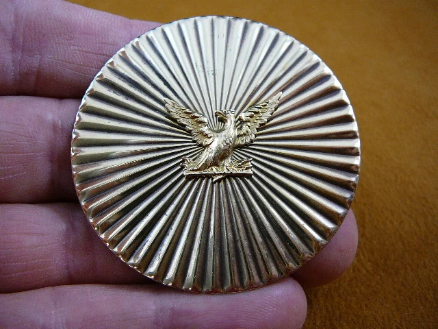 (b-bird-56) Bald eagle flying bird repro BRASS pin pendant eagles