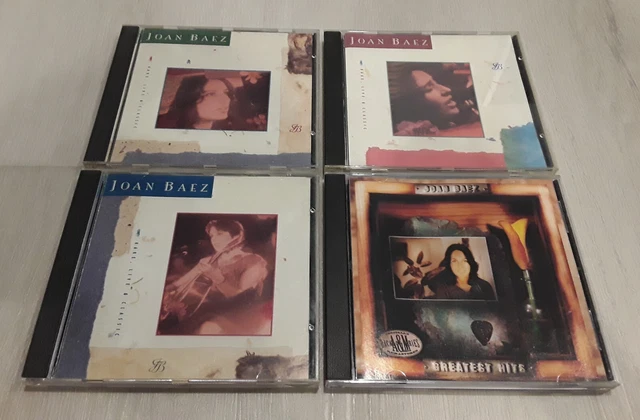 JOAN BAEZ (4) CD LOT: Rare, Live & Classic (ALBUMS ONLY), Greatest Hits ANY DAY