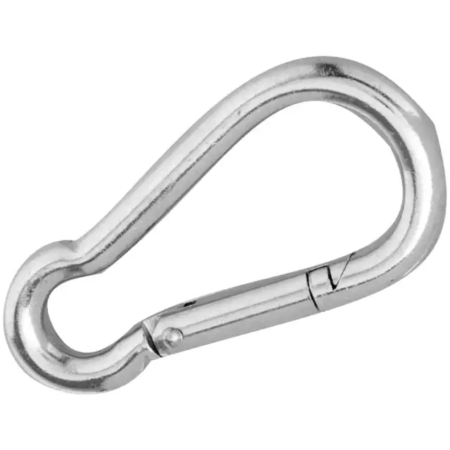 Campbell 5/16 In. 200 Lb. Load Capacity Polished Stainless Steel Spring Link All