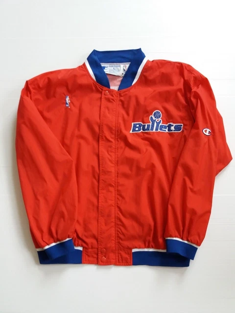 VINTAGE WASHINGTON BULLETS Champion Warm-Up Very Rare