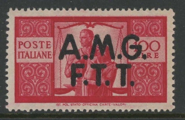 Italy-Trieste, Zone A, Mint, #14, Og Lh, Clean, Sound & Centered