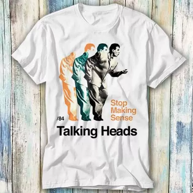 Talking Heads Stop Making Sense Vinyl Cover T Shirt Meme Gift Top Tee Unisex 719