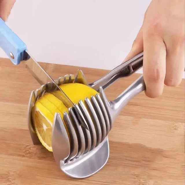 ELEOPTION Trancheuse De Citron Commerciale Pour Restaurant, Bar, Trancheuse De Légumes, Coupe-fruits, épaisseur Réglable