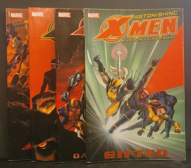Astonishing X-Men TPB Lot Volumes 1-4 Marvel Comics Graphic Novel 2010 Vol. 2 3
