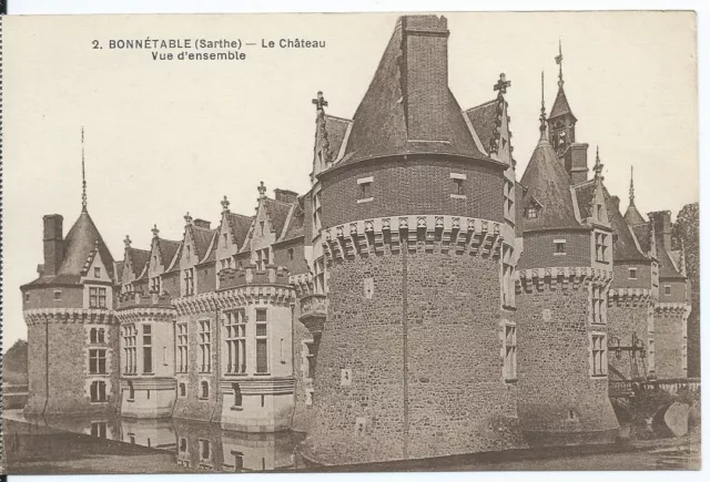 CPA-72- Carte postale - Bonnétable - Château