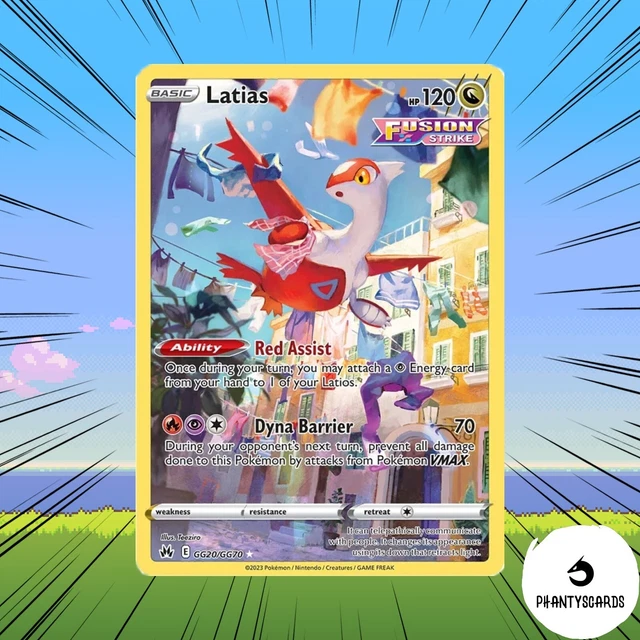 ✨ Latias GG20/GG70 Galarian Gallery ✨ Crown Zenith⭐ Pokemon TCG Card ⭐NM/M