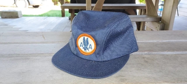 Vintage American Airlines Maintenence Hat Ski Cap By Lee Fitted Sz 6 5/8 Unworn