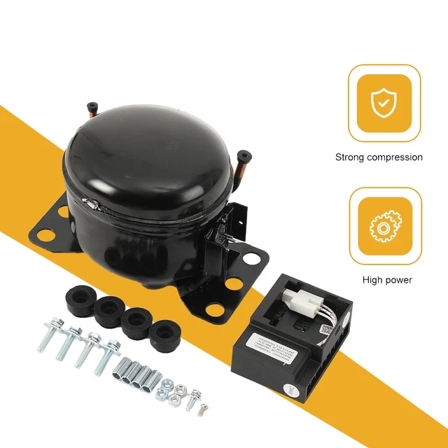 Sikelan QDZH65G 12V/24V DC R134A Refrigeration Compressor For Mobile, Marine & Off-Grid Use