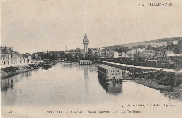 CPA 51 EPERNAY Tour de l'Union Champenoise  La Nautique