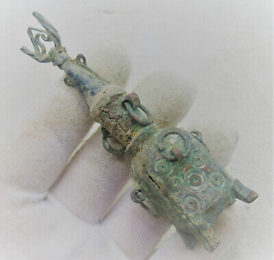 A14 Ancient Near Eastern Bronze Vessel, Ceremonial Usage Circa 500Bce