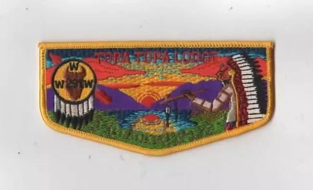 Topa-Topa 291 Flap YEL Bdr. Ventura County Council [MK-5729]