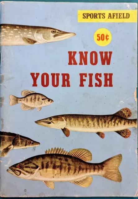 SPORTS AFIELD KNOW Your Fish Tom Dolan Collection HEARST 1960 VTG
