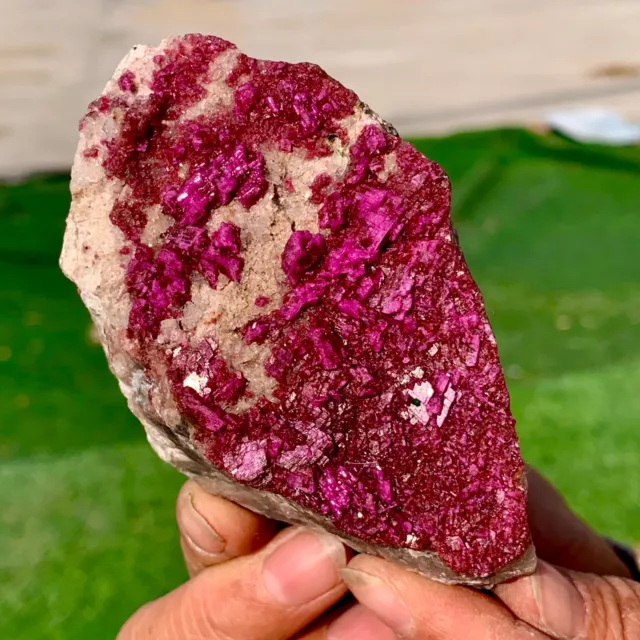 299g Natural Purple Pink Cobalt Cobalto Calcite Crystal Gemstone Rare  Mineral