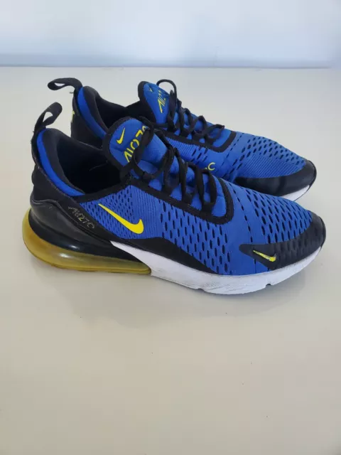 NIKE AIR MAX 270 Mens Shoes Royal Dynamic Size 8 Blue Yellow Warriors BV2517 400 48.95 PicClick
