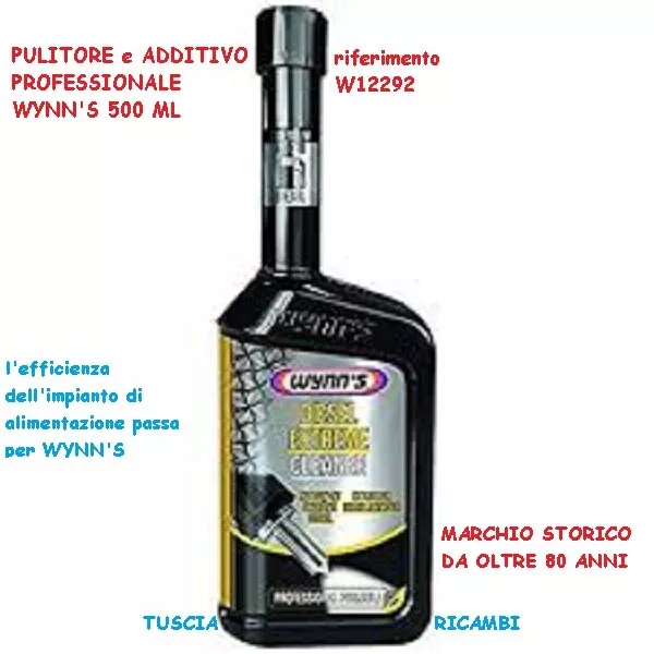 PULITORE INIETTORI WYNNS ADDITIVO PER MOTORI DIESEL EXTREME CLEANER 500ml W12292