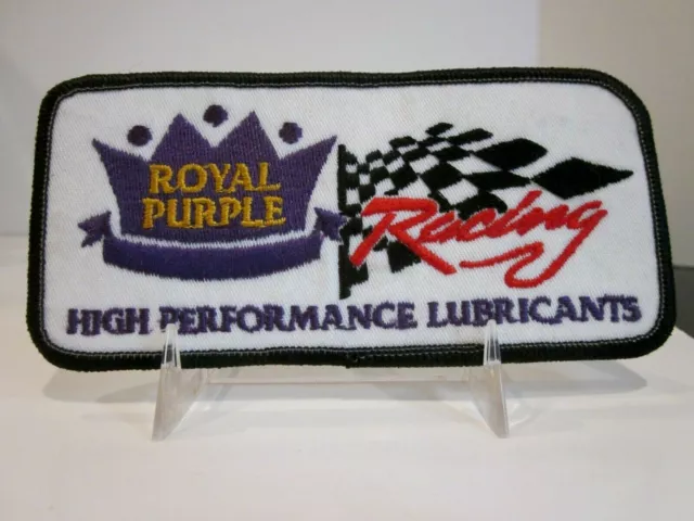 Vtg ~1980'S Royal Purple Racing Patch High Performance Lubricants Nascar Uniform