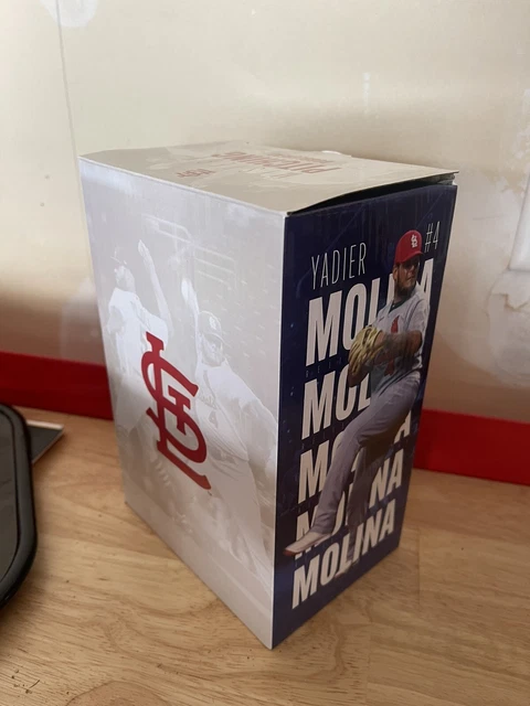 St Louis Cardinals Mystery Pitching Bobblehead Yadier Molina SGA