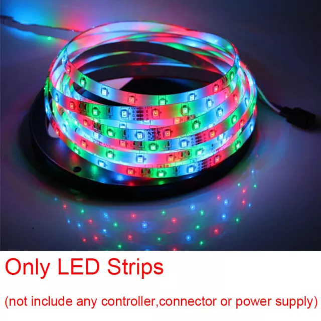 4Pin 5M 3528 Led Strip Light Bright Flexible Lamp Lights DC 12V -Only LED Strips