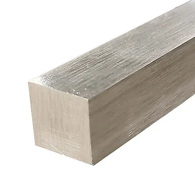 0.750" x 0.750" x 24", 304 Stainless Steel Square Bar, #4 Brushed