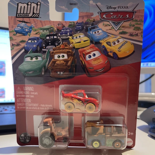 DISNEY PIXAR CARS Mini Tractor Lightning McQueen Mater 2025 3 IN PACK ...