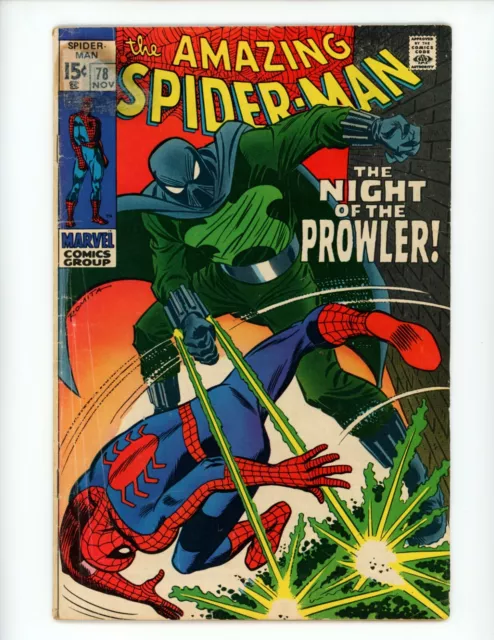 Amazing Spider-Man #78 Comic Book 1969 VG 1st App Prowler Marvel Comics