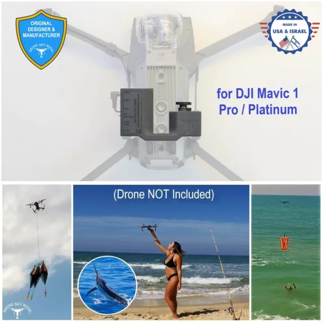 PAYLOAD RELEASE FOR DJI Phantom 4. Drop Mechanism for Drone Fishing.  $115.00 - PicClick