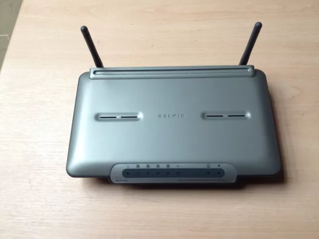 Belkin F5D9630-4 108Mbps 4-Port 10/100 Wireless G+MIMO ADSL Modem Router