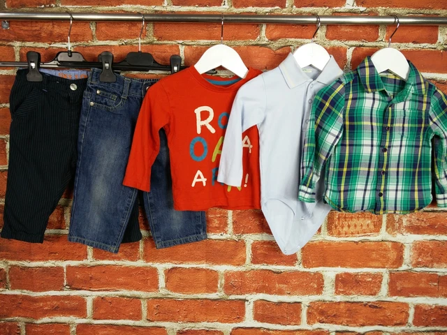 BABY BOY BUNDLE AGE 9-12 MONTHS CALVIN KLEIN etc TROUSERS JEANS SHIRT TOP 80CM