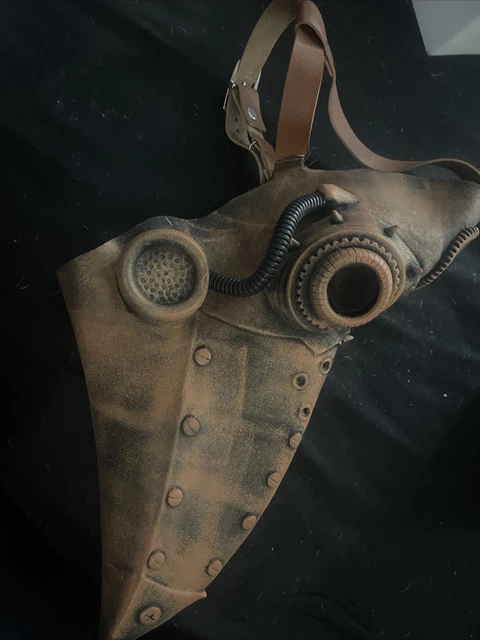 steampunk plague doctor mask leather