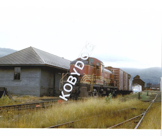 Boston & Maine Railroad Diesel #1544 8x10 Color Photograph - Lincoln, NH 1962