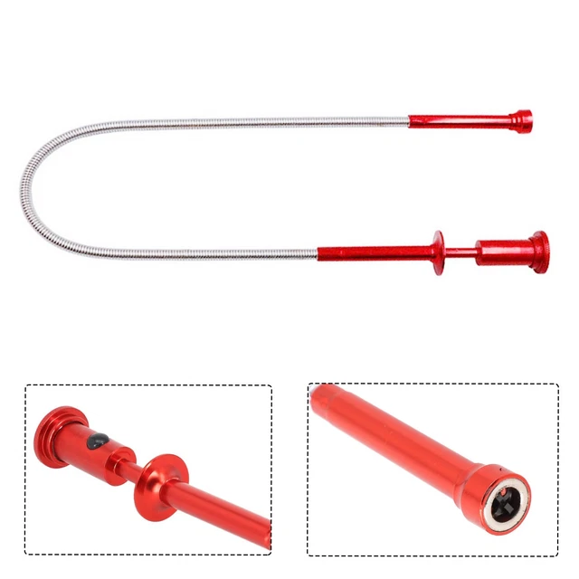 Pince Aimantée LED 4 Griffes 62 Cm : Outil De Ramassage Télescopique Super Pratique