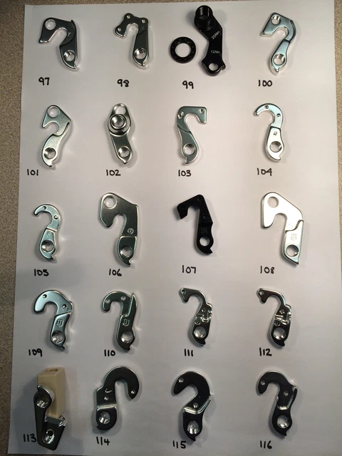 Various Rear Gear Mech Derailleur Hanger Drop out as listing description 98-116